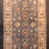 Hand-knotted Gray Oushak Wool Rug