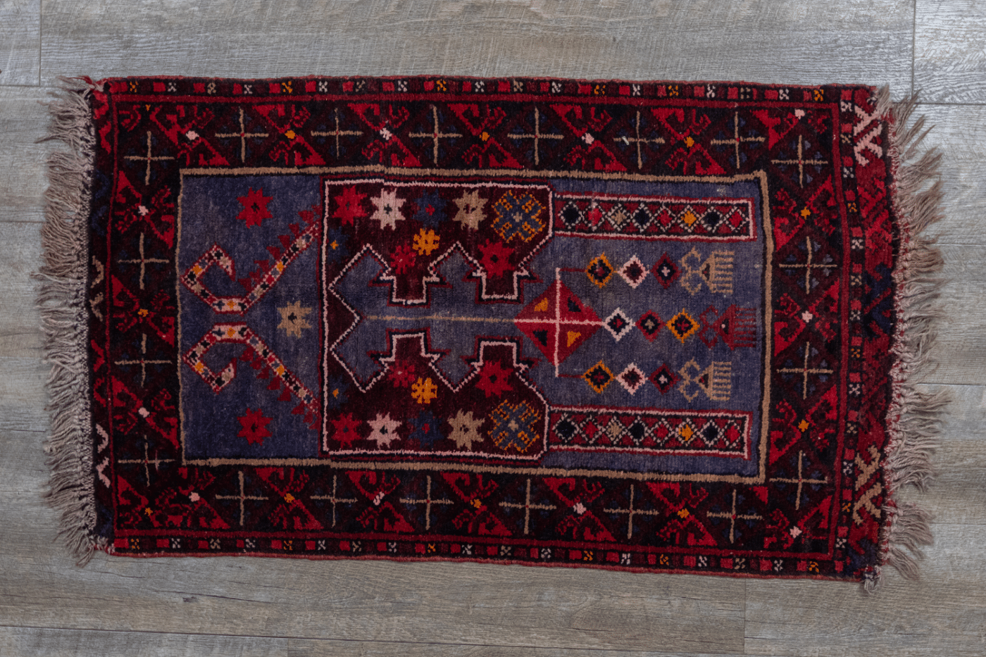 red afghan handwoven carpet for sale in usa